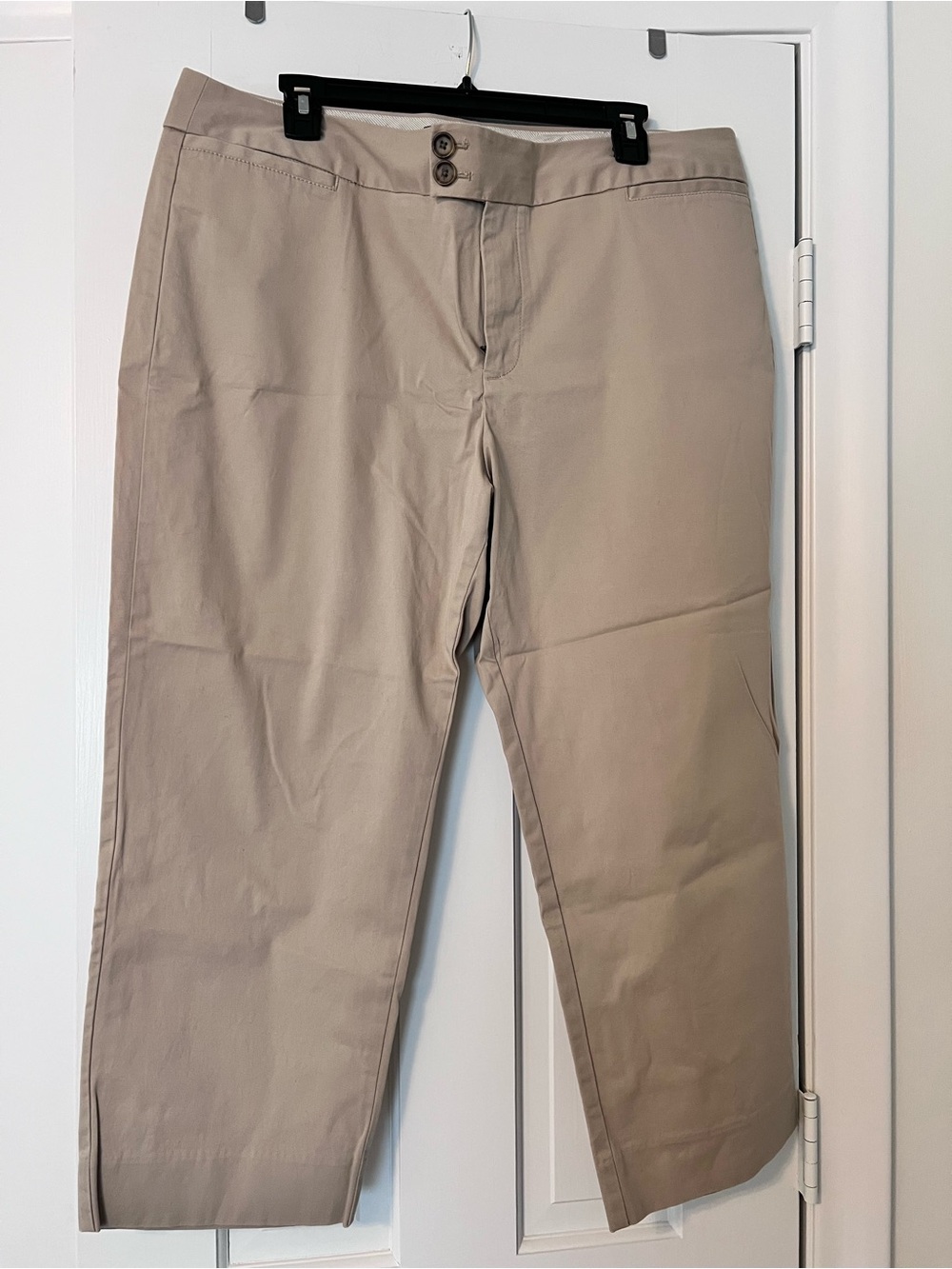 GAP Women’s Curvy Stretch Crop Chinos in Light Tan Size 16